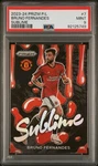 2023-24 Panini Prizm Epl Bruno Fernandes Sublime Ssp Case Hit Psa 9 Man Utd. Fixed Price $450.00.