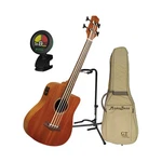 Goldtone Microbass Fretless Short-scaled Acoustic Electric W/gig. Fixed Price $793.06.
