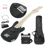 30 Inch Beginner Electric Guitar Package Kit With Amp Accessories Zeny Black. Fixed Price $73.58.