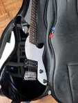 Peavey Rockmaster Electric Guitar Black/white (has Scratches) Band Read. Fixed Price $175.00.