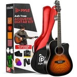 Pyle PGA480SB 41" Steel String Acoustic Guitar Kit (open Box). Fixed Price $87.99.