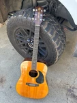 Mitchell D120PK 6 String Acoustic Guitar - Brown. Fixed Price $35.00.