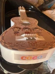 Disney Pixar Coco Children's Acoustic Guitar 6 String Plastic Body White. Fixed Price $29.95.