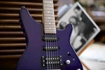 Rogue RR100 Rocketeer Electric Guitar Purple Sky & Rouge Solid State G10 Amp. Fixed Price $139.00.