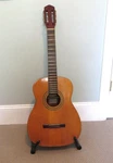 Harmony H-174 Classical Guitar 1967 Spruce & Mahogany Needs Neckset W/hard Case. Fixed Price $350.00.