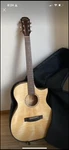 Aria AF-107CE Fmn Electric Cutaway Dreadnought Acoustic Guitar. Fixed Price $250.00.