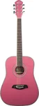 Oscar Schmidt OG1P-A 3/4 Dreadnought Acoustic Guitar. Pink. Fixed Price $233.99.