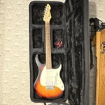 Penvey Raptor Plus Exp Electric Guitar Solid Body Sunburst 6-STRING W/ Case. Fixed Price $95.00.