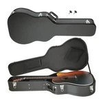 41" Acoustic Guitar Case 6 Or 12 String Dreadnought Wood Leather Hardshell. Fixed Price $97.90.