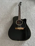 Fender Brea California Series Black Mik Rare Vintage Acoustic Electric Guitar. Fixed Price $399.00.