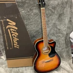 Mitchell O120CESB Acoustic Electric Guitar 3-COLOR Sunburst Tested Nice. Fixed Price $143.96.