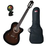 Ibanez GA35TCE Thinline Acoustic-electric Classical Guitar, Dark Violin Burst W/. Fixed Price $379.99.