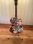 Bradford Exchange First Issue Elvis Lighted Guitar Rockin Through The Years. Fixed Price $51.00.