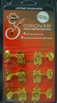 Grover H97-18GA Vintage Sta-tite Horizontal Tuning Machines, Gold Finish. Fixed Price $85.00.