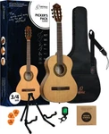 Picker Pack Student 3/4 Nylon Classical Guitar Bundle With Accessories. Fixed Price $142.99.