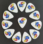 University Of Kansas Logo Guitar (12 Picks) - (buy 2, Save 50% On 2ND). Fixed Price $9.95.