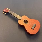Amahi Soprano Ukulele Mahogany Finish 4 String Musical Instrument With Case. Fixed Price $64.95.