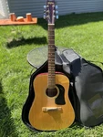 Vintage 1989 Washburn D-10N Dreadnought Acoustic Guitar. Fixed Price $150.00.
