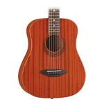 Luna Safari Series Muse Mahogany 3/4-SIZE Travel Acoustic Guitar Natural. Fixed Price $229.00.