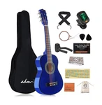 Adm Beginner Acoustic Guitar Bundle - 30 Inch Blue Kit. Fixed Price $118.37.