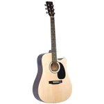 Johnson JG-610-CE-NA Players Series Dreadnought Cutaway Acoustic Electric Guitar. Fixed Price $199.99.