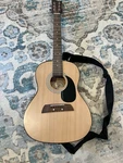 First Act MG394 Acoustic Guitar Dreadnought Spruce Natural Right-handed W/ Strap. Fixed Price $70.00.