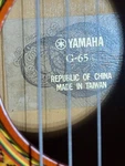 Vintage Yamaha Acoustic Guitar 80S Sound Is Good For Its , Model G-65. Fixed Price $89.99.