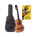 Classical Guitar With Soft Nylon Strings By Hola! Music, Half 1/2 Size 34 Inc.... Fixed Price $182.50.