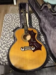 Vintage Epiphone Elvis Presley EJ-200 Signature Jumbo Guitar With Case Rare 2008. Fixed Price $2200.00.