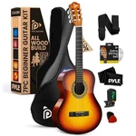 Pyle 36" -inch 6-STRING Classic Style Guitar 3/4 Scale Size W/ Digital Tuner. Fixed Price $69.99.
