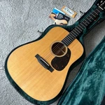 Martin Standard Series D-18 2023 Natural With Hard Case Acoustic Guitar. Fixed Price $2199.00.
