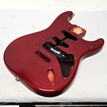 Fender Usa Highway One Strat Alder Body Red Satin Nitro Electric Guitar. Fixed Price $348.50.