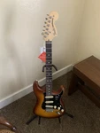 Fender Limited-edition American Performer Stratocaster Spruce Honey Burst W Bag. Fixed Price $999.00.