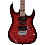 Ibanez GRX70QA Gio Electric Guitar, Jatoba Fingerboard, Transparent Red Burst. Fixed Price $229.99.