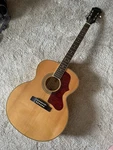2010 Epiphone EJ-200N Jumbo Acoustic Guitar Prosetup Style. Fixed Price $499.99.