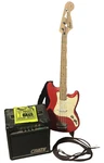 Squier Sonic Bronco Bass Giutar: Comes With Strings Amplifier Stand. Fixed Price $175.00.
