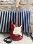 Squier Affinity Model 60'S Stratocaster Giutar - Candy Apple Red. Fixed Price $315.30.