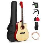 Ktaxon Acoustic Guitar With Case, Strap, Tuner And Pick For Beginners. Fixed Price $52.99.