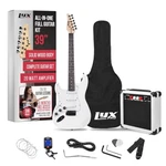 Lyxpro 39IN Left Handed Electric Guitar Kit Amp Tuner Cable Case Picks Set White. Fixed Price $159.99.
