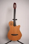 Godin 012817 Grand Concert Sa Multiac Guitar (natural Hg) W/hard Case Strap. Fixed Price $1800.00.