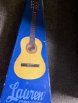 Lauren LA34N Student 3/4 Size Nylon String Classical Acoustic Guitar, Natural. Fixed Price $35.00.