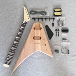 V-shaped Electric Guitar Diy Kit Full Set With Hardware & Pickups. Fixed Price $175.00.