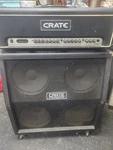 Crate Flexwave 120H Guitar Amp BU412SB 4X12 Cabinet Half Stack 120W Tested. Fixed Price $750.00.