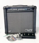 Crate GFX-120 120W Guitar Amp Dsp Combo W/ Footswitch Cables Clean. Fixed Price $319.99.