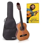 Classical Guitar With Soft Nylon Strings By Hola! Music, Half 1/2 Size 34 Inc.... Fixed Price $195.70.
