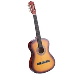 38INCH Wood Classical Guitar Withgig Bag, Strap, Tuner, Extra String, Pick, Capo. Fixed Price $60.00.