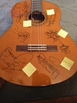 Autographed Guitar Signed By Nelson Brothers, Mitch Ryder, Dennis Tufano. Fixed Price $250.00.