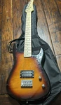 Sawtooth Rise Sunburst Solid Body Beginner Electric Guitar With Bag. Fixed Price $85.00.