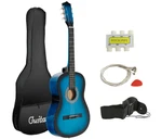 Smartxchoices 38 Kids Acoustic Guitar Beginner Folk Set Blue W Gig Bag. Fixed Price $69.55.