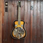 Flinthill Acoustic Resonator Guitar Sunburst Spider Bridge Metal Cone 6 String. Fixed Price $485.99.